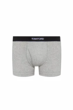 Tom Ford SZARY Bokserki z logo