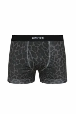 Tom Ford SZARY Bokserki z logo