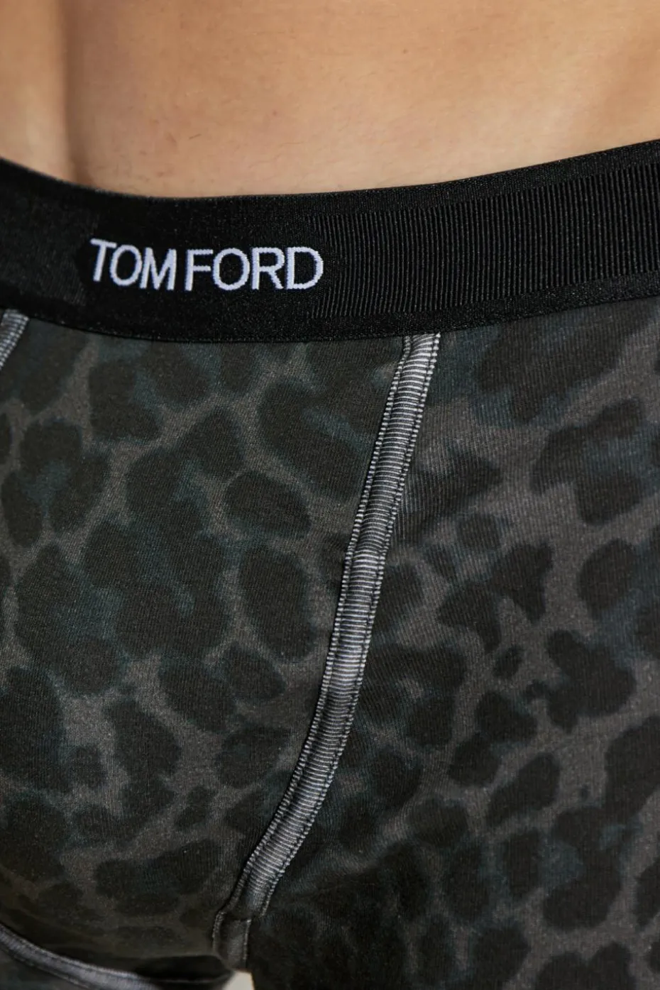 Tom Ford SZARY Bokserki z logo