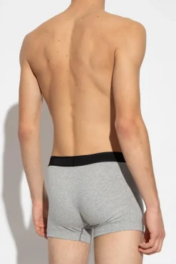 Tom Ford SZARY Dwupak bokserek z logo