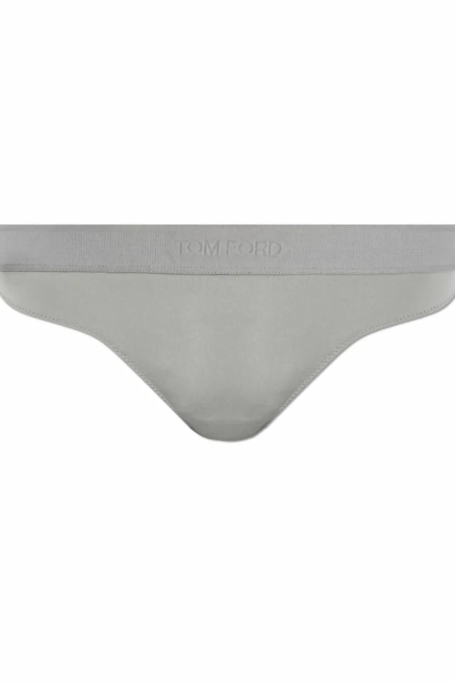 Tom Ford SZARY Stringi z logo