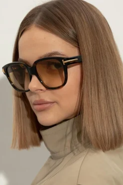 Tom Ford ŻÓŁTY Okulary przeciwsłoneczne