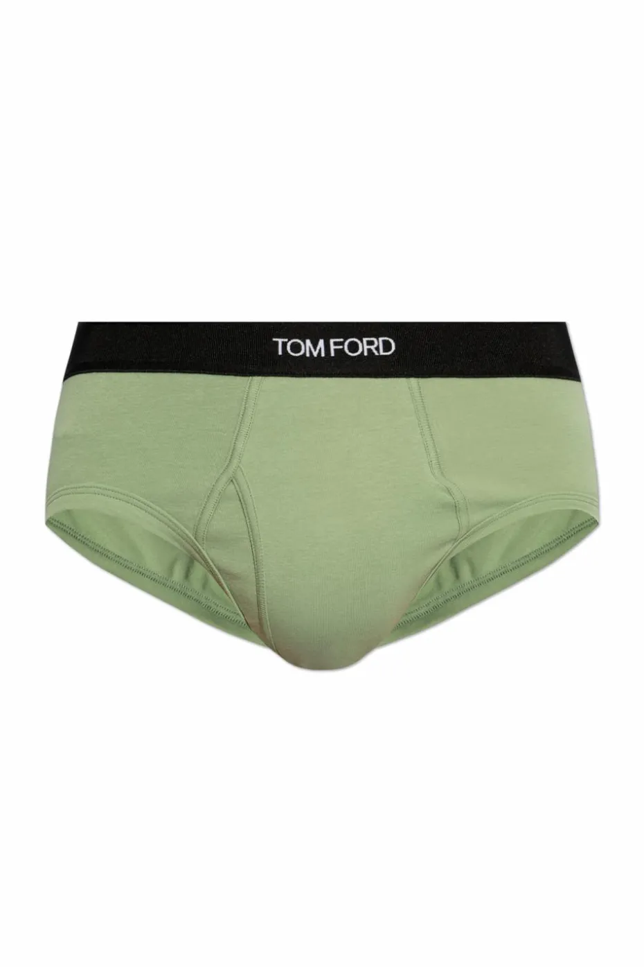 Tom Ford ZIELONY Bawełniane slipy
