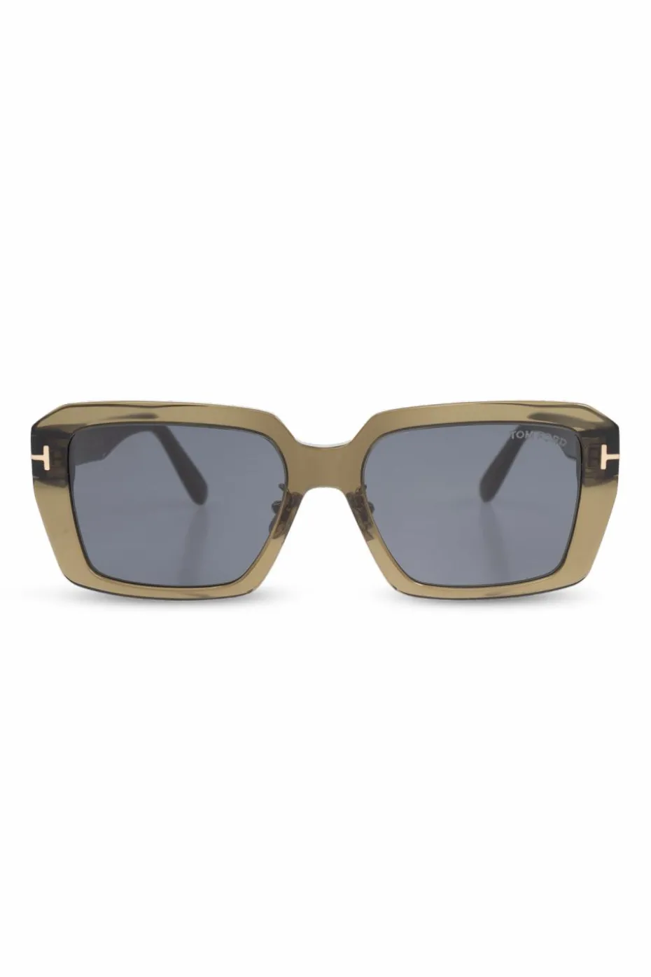 Tom Ford ZIELONY Okulary przeciwsłoneczne