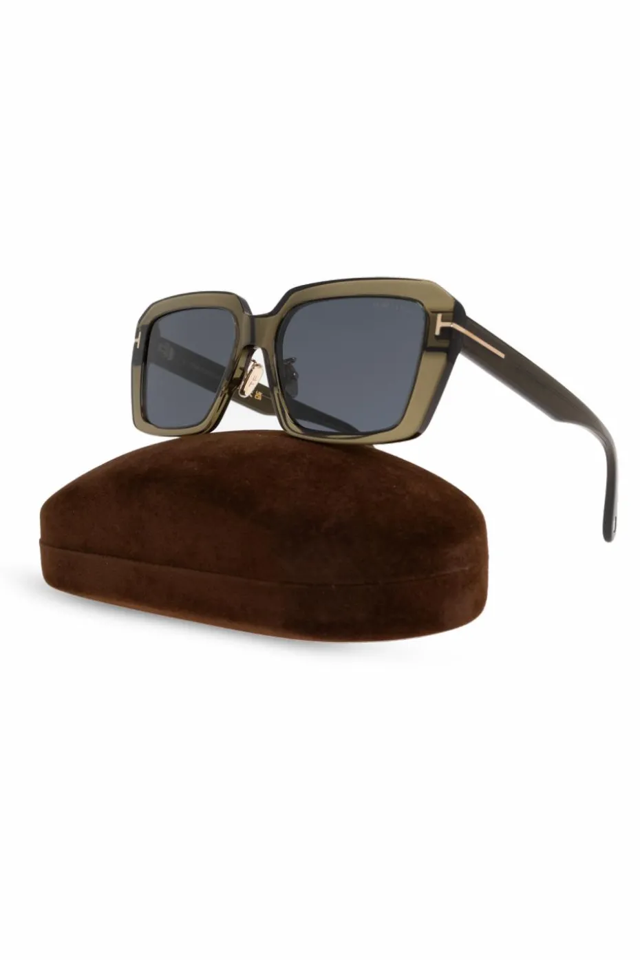 Tom Ford ZIELONY Okulary przeciwsłoneczne