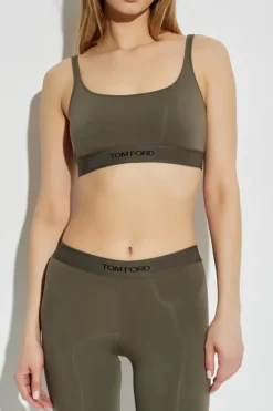 Tom Ford ZIELONY Top bieliźniany