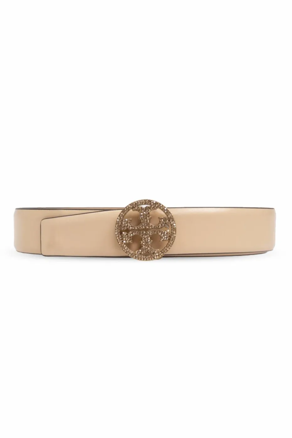 Tory Burch beżowy Skórzany pasek