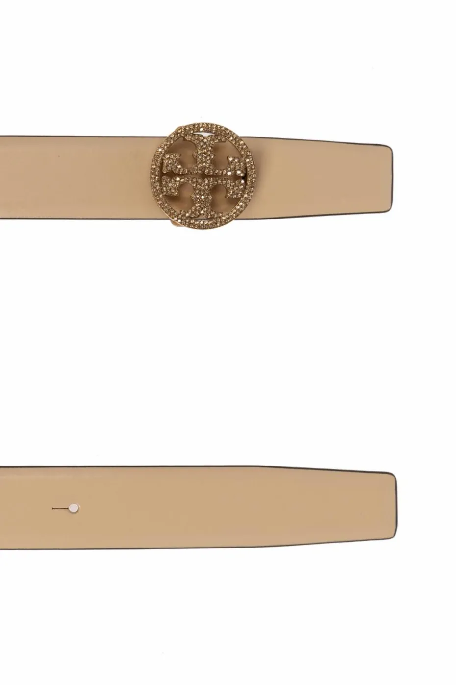 Tory Burch beżowy Skórzany pasek