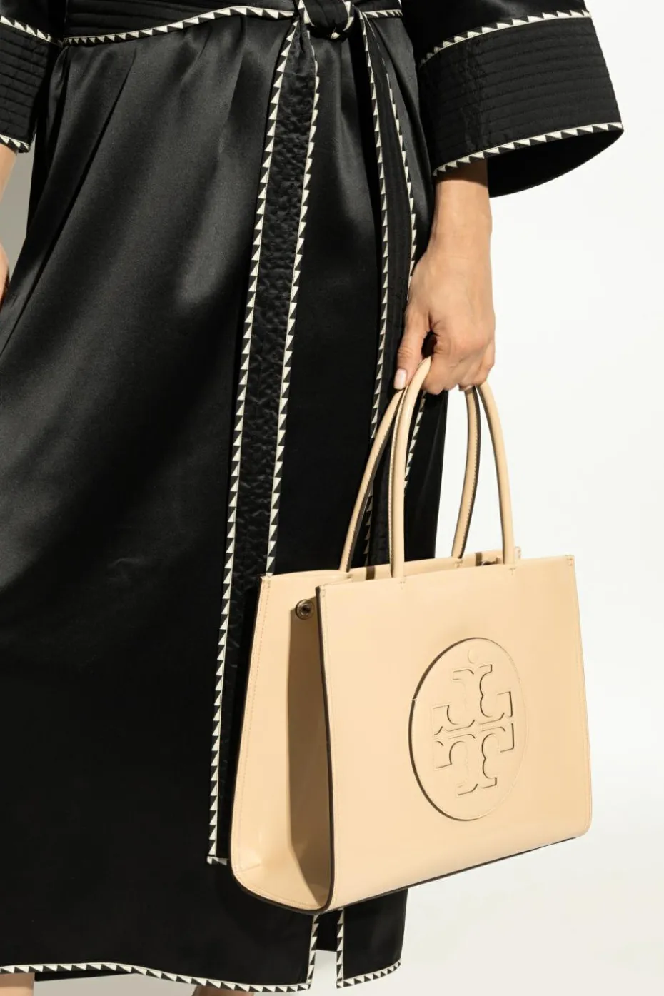 Tory Burch beżowy Torba `Ella Small` typu `shopper`