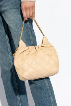 Tory Burch beżowy Torba `Fleming Mini