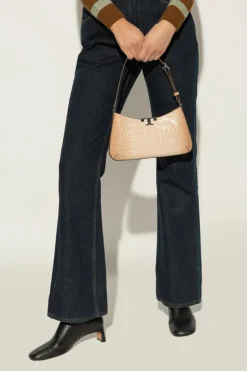 Tory Burch beżowy Torba na ramię `Eleanor`