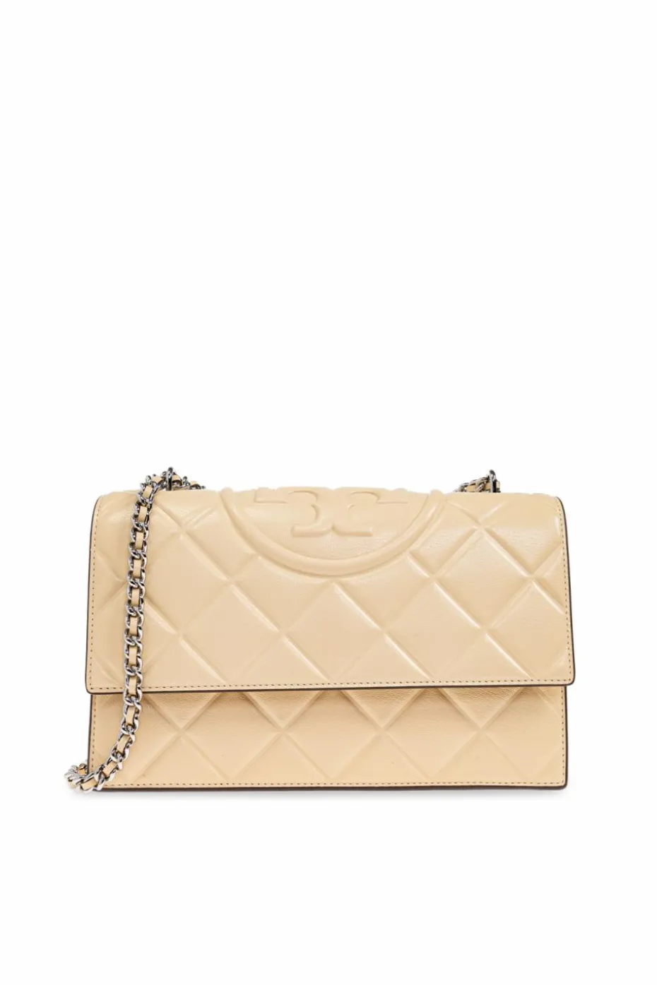 Tory Burch beżowy Torba na ramię `Fleming`