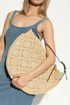 Tory Burch beżowy Torba na ramię `T Monogram`