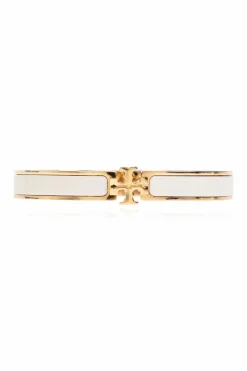 Tory Burch BIAŁY Bransoleta z logo