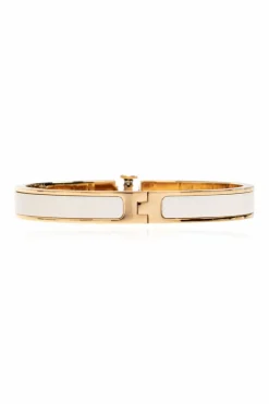 Tory Burch BIAŁY Bransoleta z logo