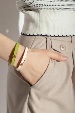 Tory Burch BIAŁY Bransoleta ‘Kira’