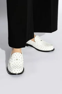 Tory Burch BIAŁY Buty `Lug` typu `loafers`