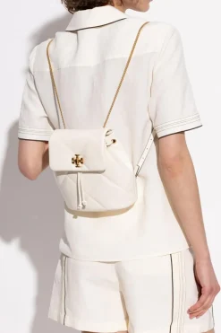Tory Burch BIAŁY Plecak `Kira Diamond Small`