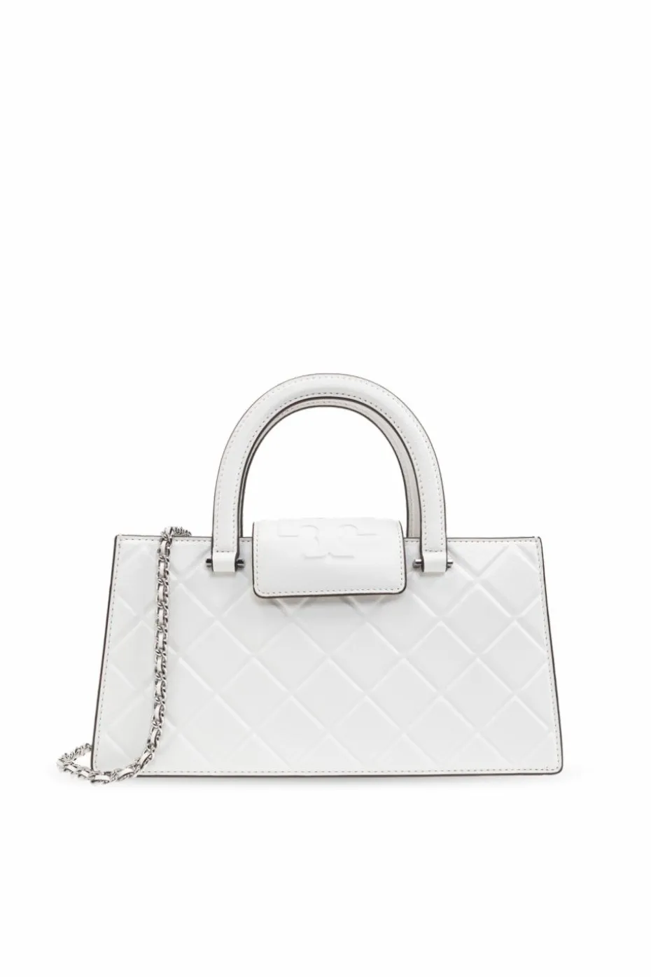 Tory Burch BIAŁY Torba do ręki `Fleming`