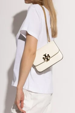 Tory Burch BIAŁY Torba na ramię `Eleanor Small`