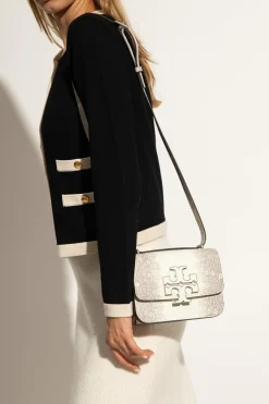Tory Burch BIAŁY Torba na ramię ‘Eleanor Small’