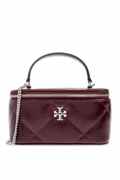 Tory Burch BORDO Pikowana torba