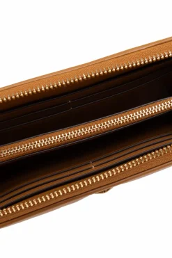 Tory Burch BRĄZOWY Portfel `Kira`