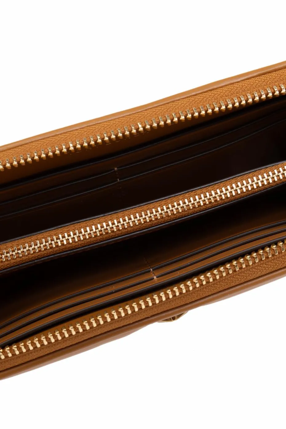 Tory Burch BRĄZOWY Portfel `Kira`