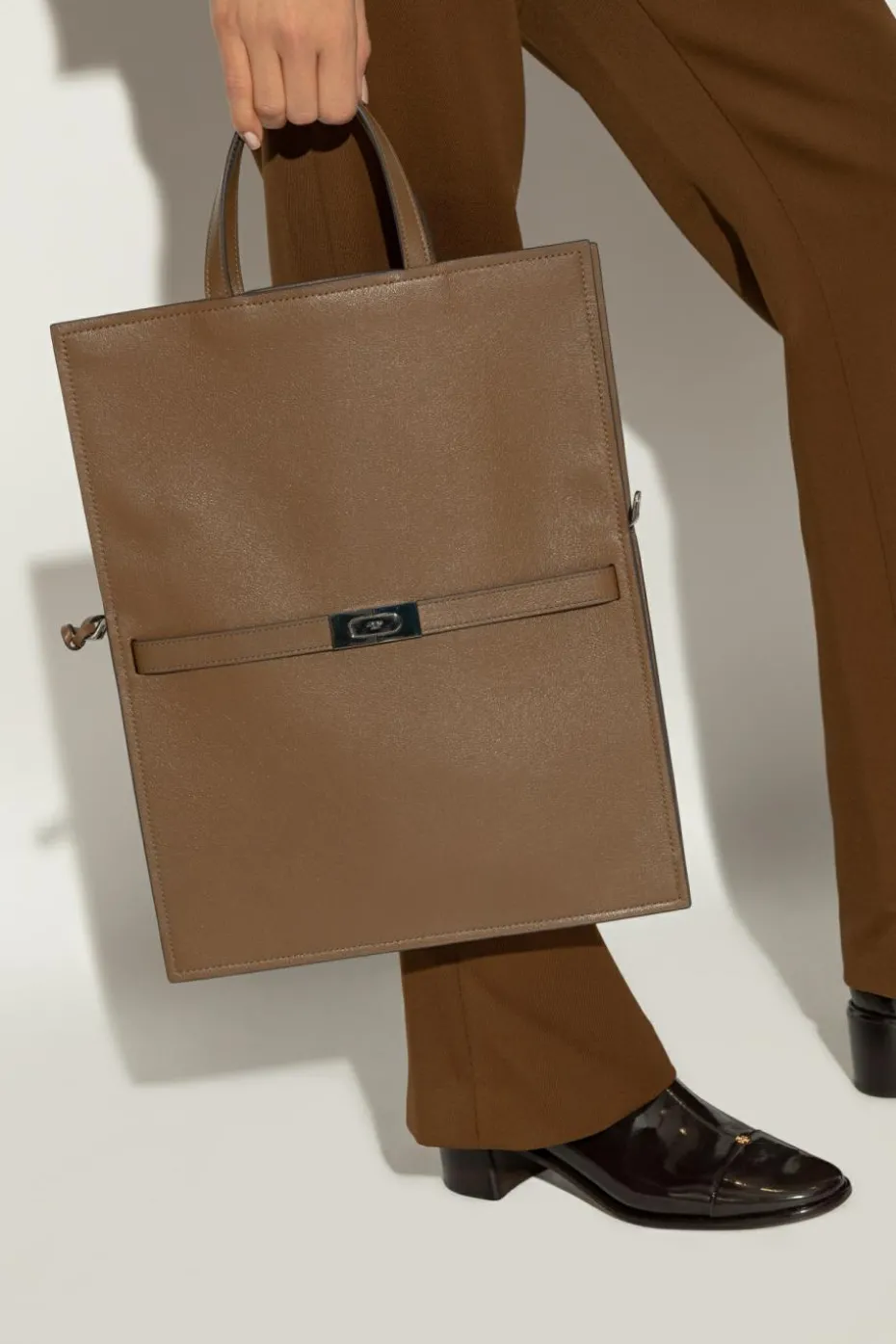 Tory Burch BRĄZOWY Torba ‘Lee Radziwill’