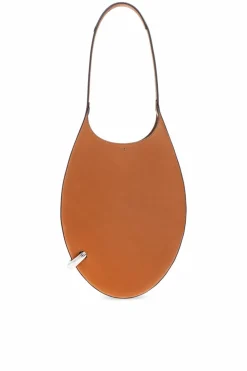 Tory Burch BRĄZOWY Torba na ramię `Pierced`