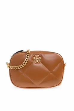 Tory Burch BRĄZOWY Torba na ramię `Kira Diamond`