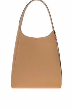 Tory Burch BRĄZOWY Torba na ramię `Romy`