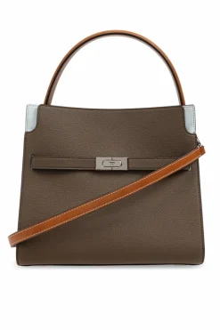 Tory Burch BRĄZOWY Torba na ramię `Lee Radziwill`