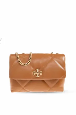 Tory Burch BRĄZOWY Torba na ramię `Kira Diamond`