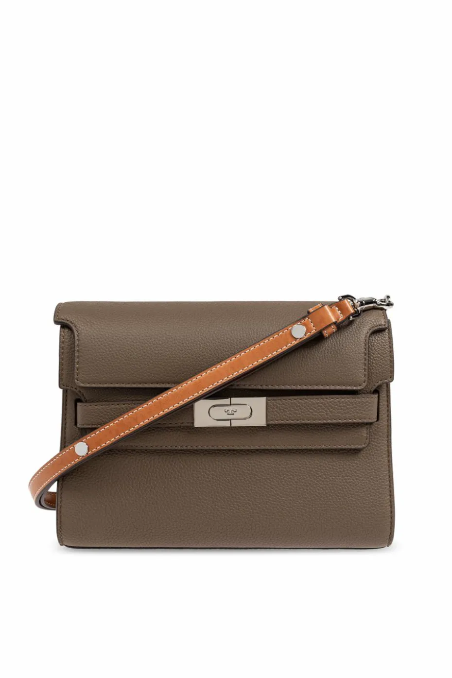 Tory Burch BRĄZOWY Torba na ramię `Lee Radziwill`
