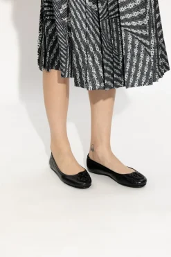 Tory Burch CZARNY Baleriny ‘Minnie Travel’