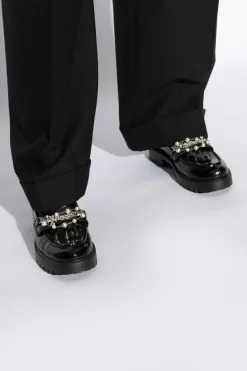 Tory Burch CZARNY Buty `Lug` typu `loafers`