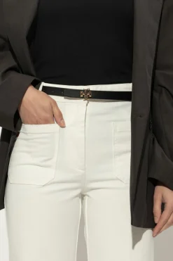 Tory Burch CZARNY Dwustronny pasek