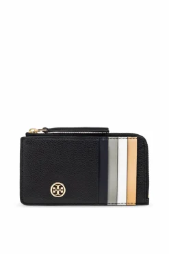 Tory Burch CZARNY Etui na karty `Robinson`