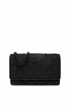 Tory Burch CZARNY Portfel z logo
