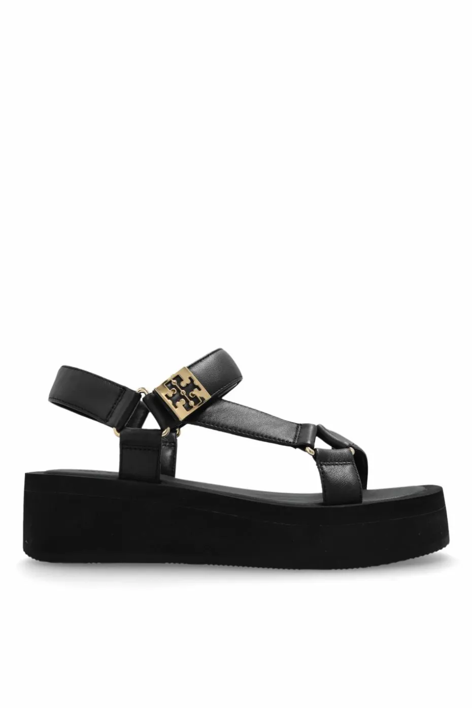 Tory Burch CZARNY Sandały na platformie `Mellow`
