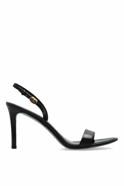 Tory Burch CZARNY Sandały na obcasie