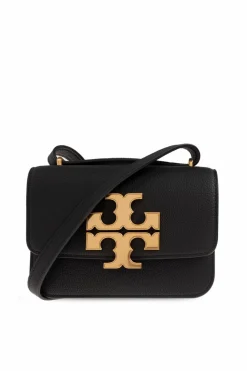 Tory Burch CZARNY Skórzana torba na ramię ‘Eleanor Small’