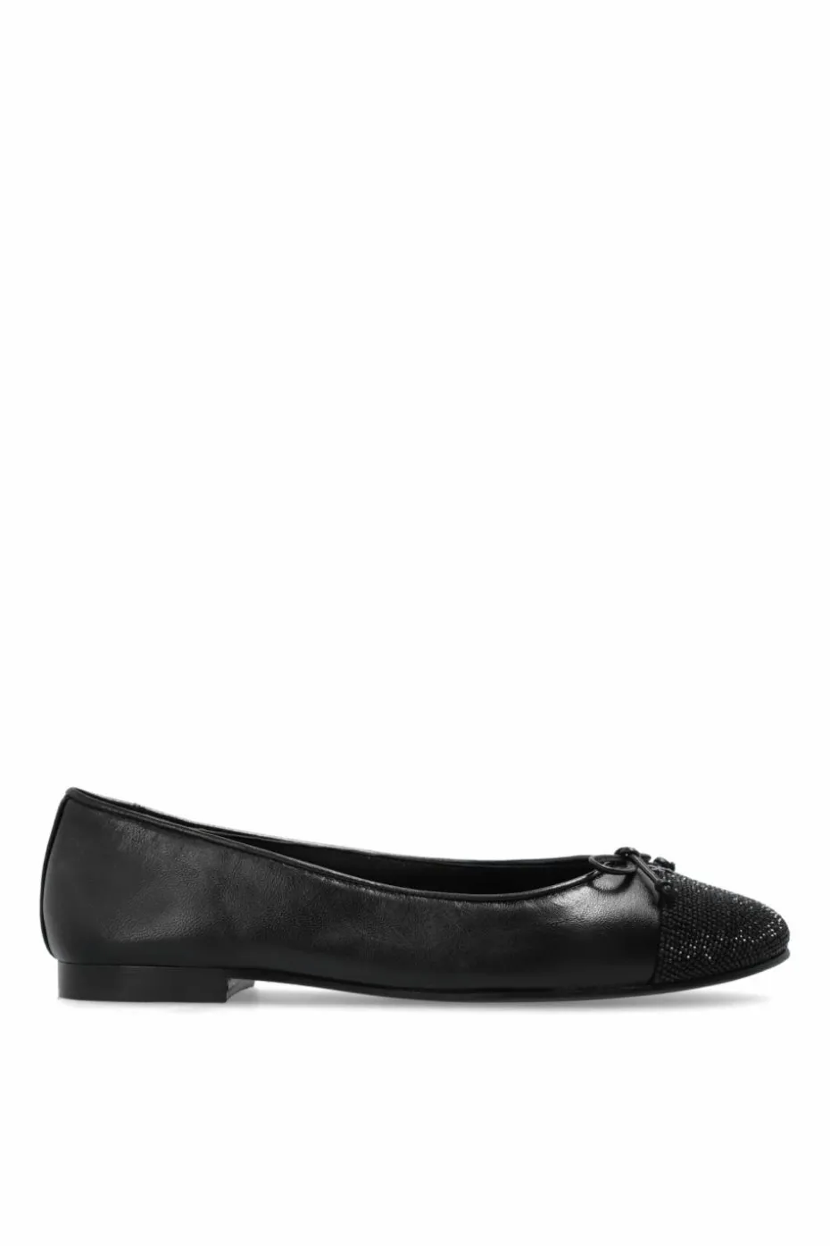 Tory Burch CZARNY Skórzane baleriny