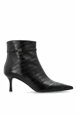 Tory Burch CZARNY Skórzane botki