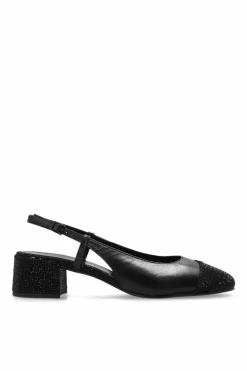Tory Burch CZARNY Skórzane buty