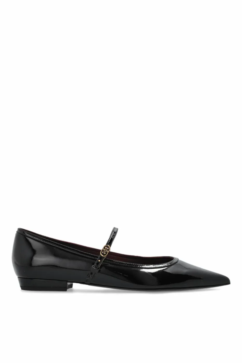 Tory Burch CZARNY Skórzane buty `Mary Jane`