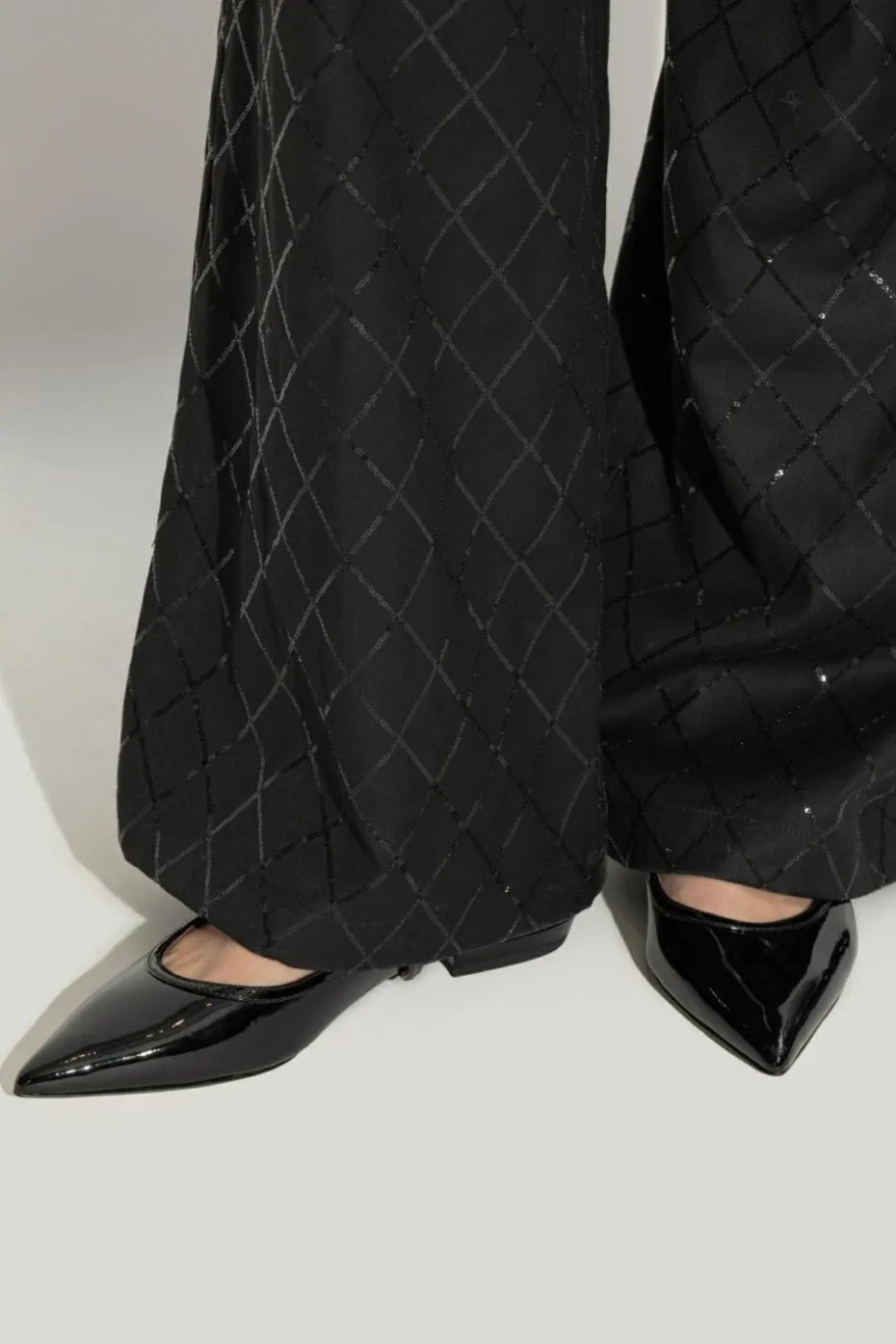 Tory Burch CZARNY Skórzane buty `Mary Jane`