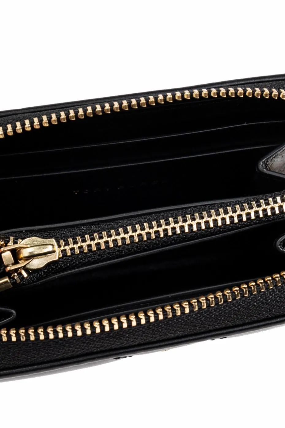 Tory Burch CZARNY Skórzany portfel