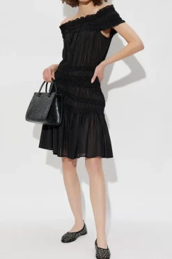 Tory Burch CZARNY Sukienka z odkrytymi ramionami